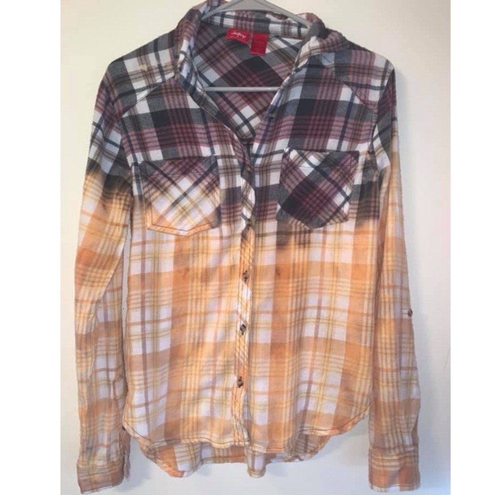 Daytrip Bleach Dipped Flannel